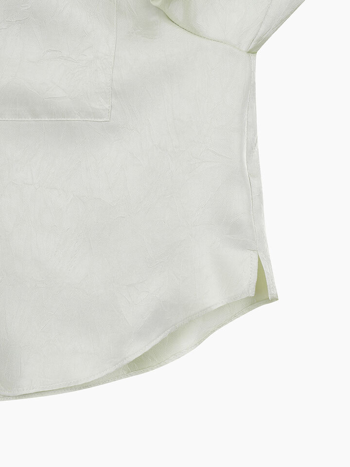 Camicia verde chiaro in satin - sisley k camicie - Verde Chiaro | Sisley K image number 4